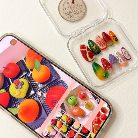 Handmade 10 PCsNail Set- HM01